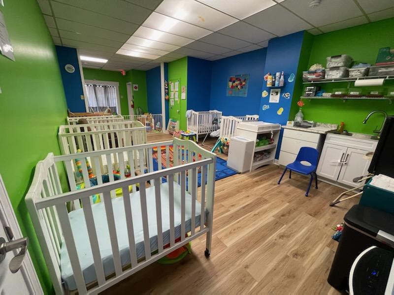 Kids Play Room With Wooden Cribs